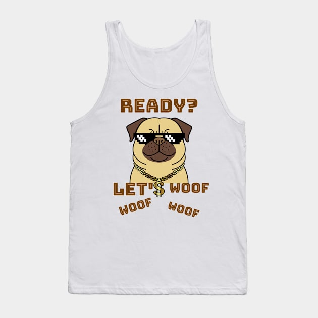 Dog lover?Dog walker?Enjoy this lovely dog design. Tank Top by MoodsFree